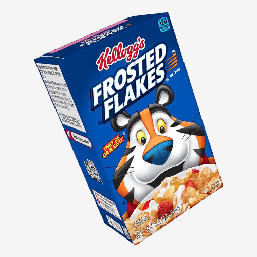 cereal boxes