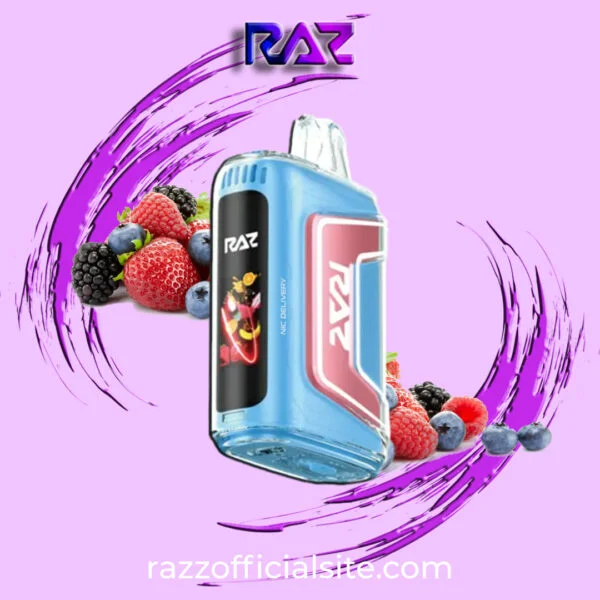 Introducing the Day Crawler RAZ TN9000, a next-level disposable vape experience crafted for those who crave intense, berry-packed flavors