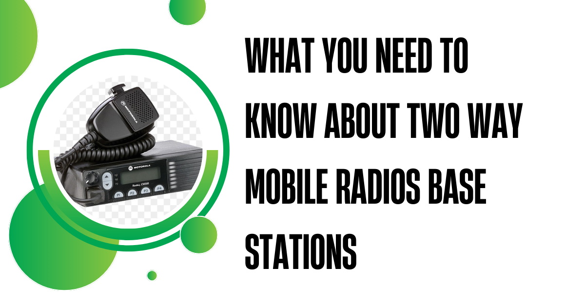 Two Way Mobile Radios Base Station