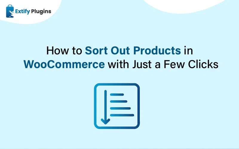 WooCommerce Sort Products