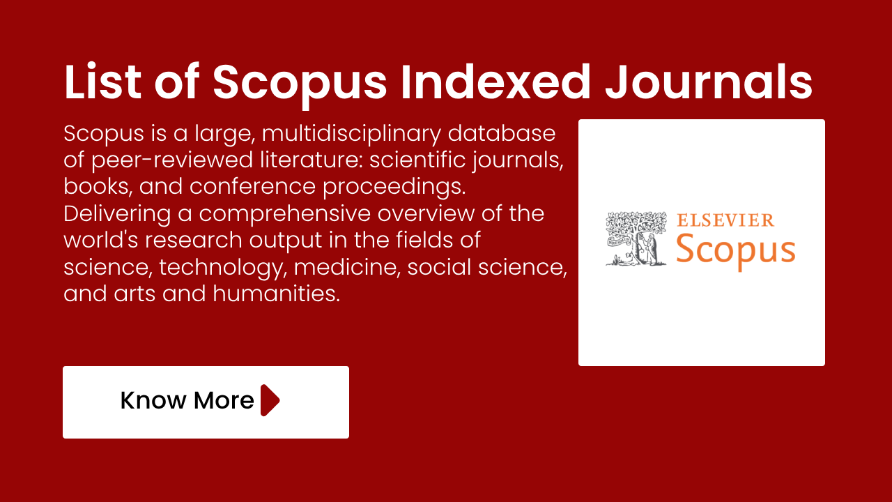 List of Scopus Indexed Journals